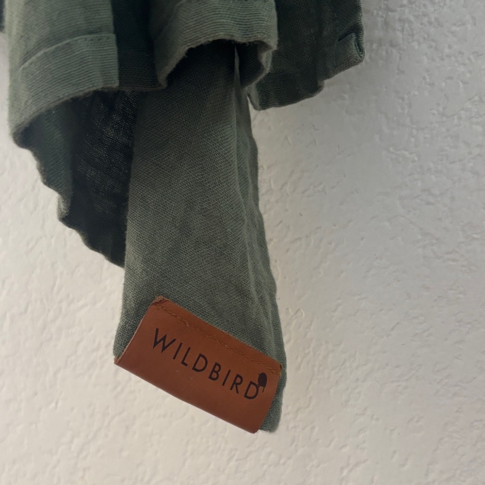 Wildbird Acadian linen Olive Green ring sling - Picture 2 of 4